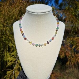 Multi-Gemstone Beaded Necklace ~ Artisan Jewelry